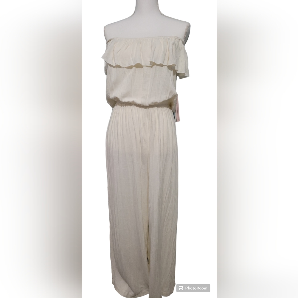 Aqua Ivory Jumpsuit NWT - Picture 1 of 12